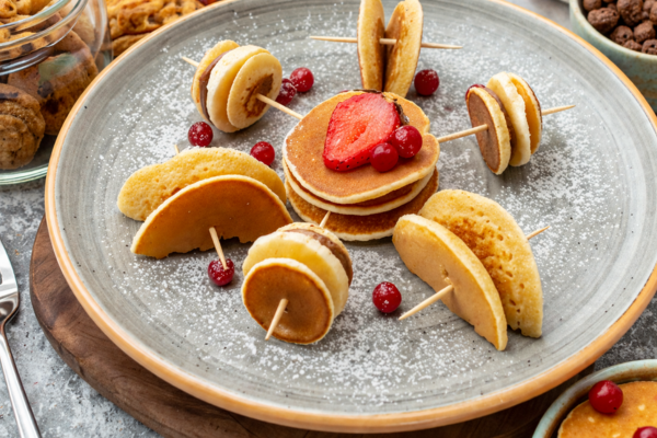 Mini Pancake Stacks